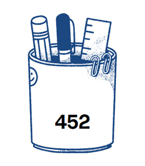Banzai Classroom_2 Banzai classroom pencil cup graphic