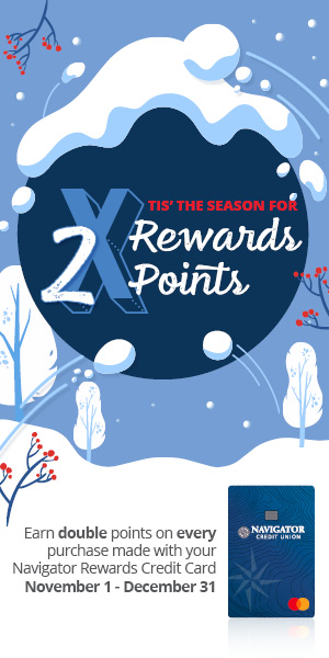 2x rewards points on every purchase